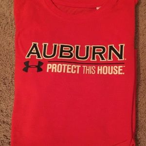Boys Auburn Under Armour tshirt